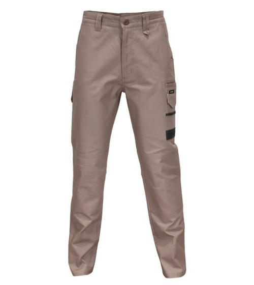 97S KHAKI SLIMFLEX TRADIE CARGO PANTS