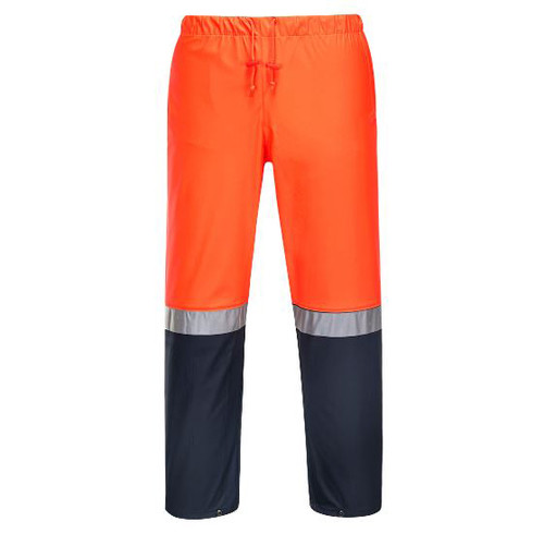 ORANGE /NAVY FARMERS HI-VIS PANTS - 3XL