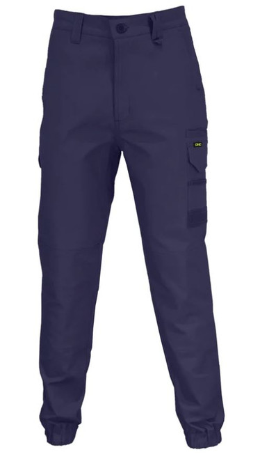 72R NAVY ELASTIC CUFFED SLIMFLEX CARGO PANT