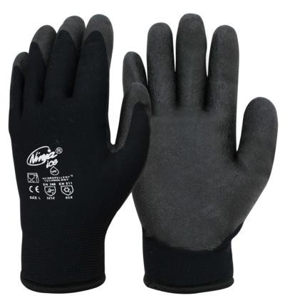 2XL BLACK HPT COATED GRIP NINJA ICE FREEZER GLOVES