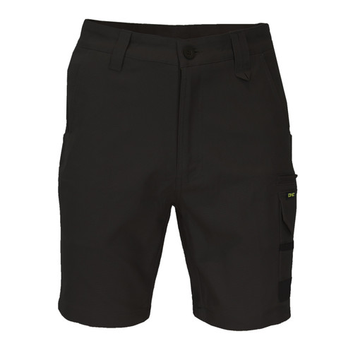 92R BLACK SLIMFLEX TRADIE CARGO SHORTS