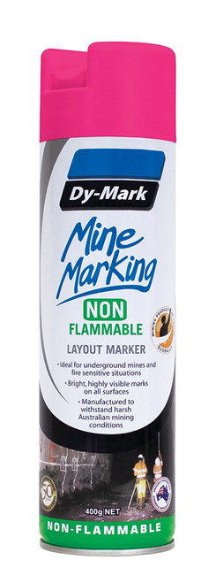400G MINE MARKING VERTICAL NON FLAMABBLE - FLURO PINK