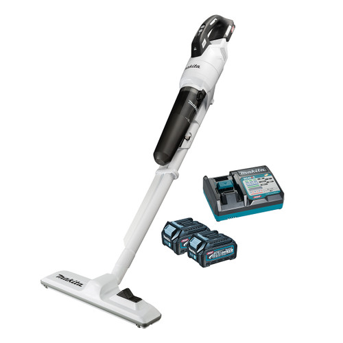 40V MAX BRUSHLESS STICK VACUUM KIT - 2X2.5AH BATT & CHRG