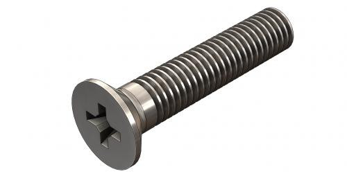 3/16X1/2 UNF CSK PHILLIPS METAL THREAD S/S 304