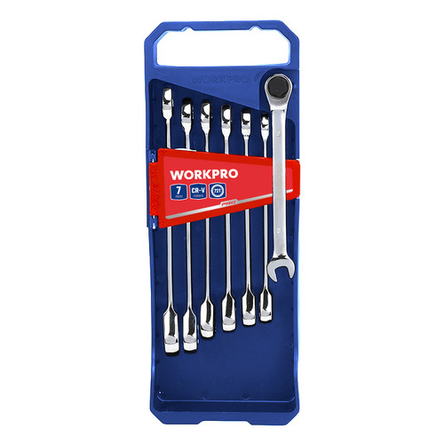 7PCE METRIC RATCHET SPANNER SET