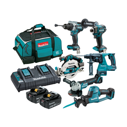 18V BRUSHLESS 6PCE COMBO KIT - 2X5.0AH BATT & CHRG