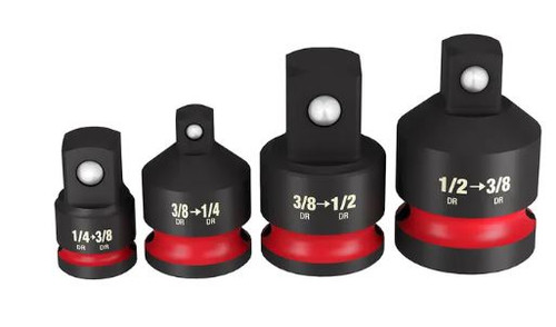 1/4 X 1/2INCH DRIVE SHOCKWAVE ADAPTER SET