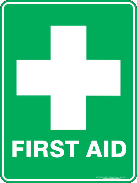 450X300MM POLY FIRST AID