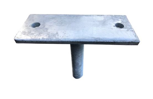 10MM STRAIGHT STUMP TOP WITH 2X14MM HOLES