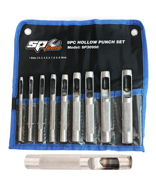 9PCE HOLLOW PUNCH SET