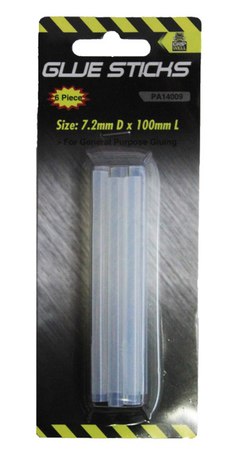GLUE STICK 6PCE SHORT 12MM DIA