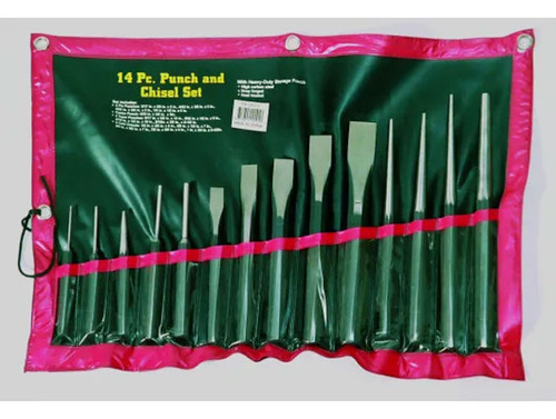 14PCE PUNCH AND CHISEL SET