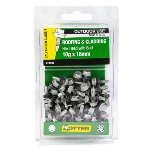 12GX45MM GALV SDS WITH SEAL PLAIN - 50PK