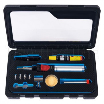 12PCE TRADE BLOW TORCH & SOLDERING IRON KIT