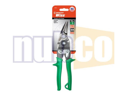 AVIATION SNIPS GREEN RIGHT CUTTING