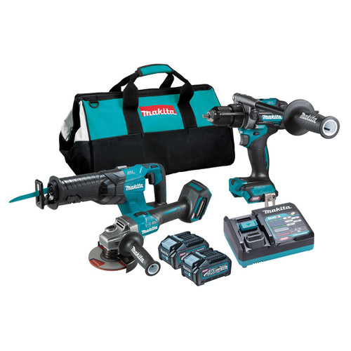 40V MAX XGT BRUSHLESS 3PCE COMBO KIT - 2X4.0BATT & CHRG