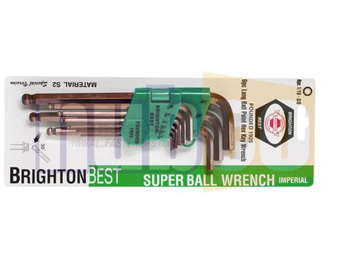 9PCE IMPERIAL BALL POINT HEX KEY SET