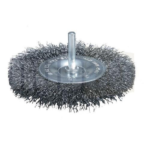 100X0.3MM 6MM SHANK STEEL WIRE WHEEL