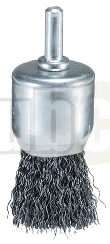25X0.3MM 6MM SHANK STEEL WIRE END BRUSH