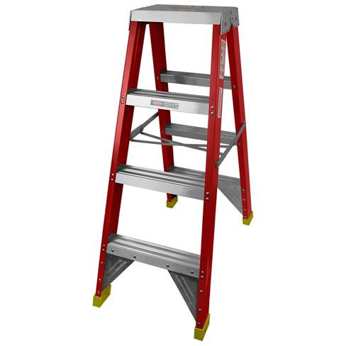 1.2M 150KG INDUSTRIAL DOUBLE SIDED FIBREGLASS STEP LADDER