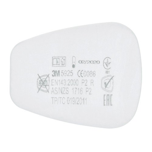 10PK 5925 P2 PARTICULATE RESPIRATOR FILTERS