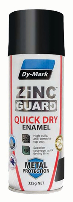 400G AEROSOL ZINC GUARD - SATIN BLACK