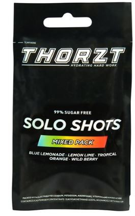 5PK 600ML SUGAR FREE SOLO SHOT PACK - MIXED FLAVOURS