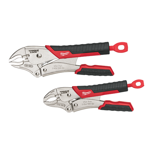 2PCE 177MM & 254MM LOCKING PLIER SET