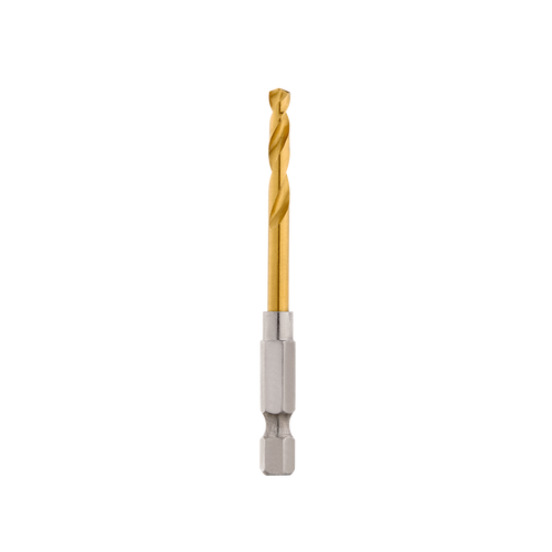 4MM 1/4\" HEX SHANK 2PK RED HELIX TITANIUM DRILL BITS