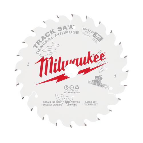 165MM X 24T GENERAL PURPOSE WOOD TRACK SAW BLADE