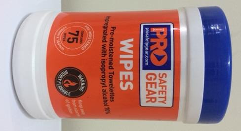 GENERAL CLEANING ALL PURPOSE WIPES 75 PER TUBE