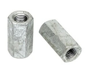 M16X50MM (16MM) GAL THREADED ROD COUPLING