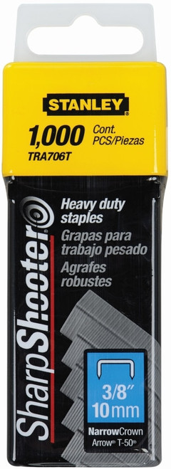STANLEY 12MM H-DUTY STAPLES 1M 1000PK