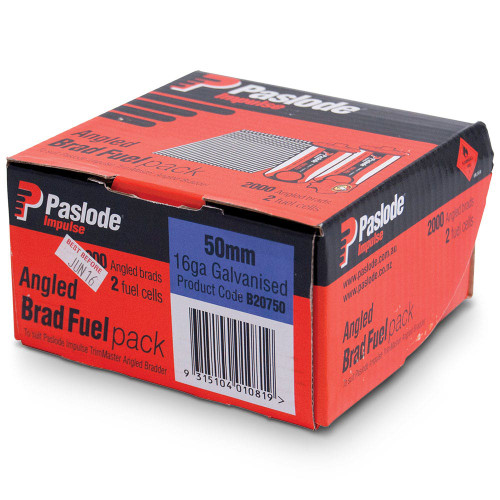 IMPULSE TRIMMASTER 50MM BRAD/FUEL PACK