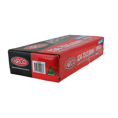 75X3.10MM A34 SERIES BRIGHT FRAMING NAILS 3000PK