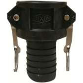 80MM TYPE C POLY FEMALE CAMLOCK TO HOSE TAIL