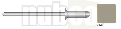 AS4-3 ALUMINIUM / STEEL RIVETS COVE 100PK