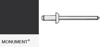 AS4-3 ALUMINIUM / STEEL RIVETS MONUMENT 100PK
