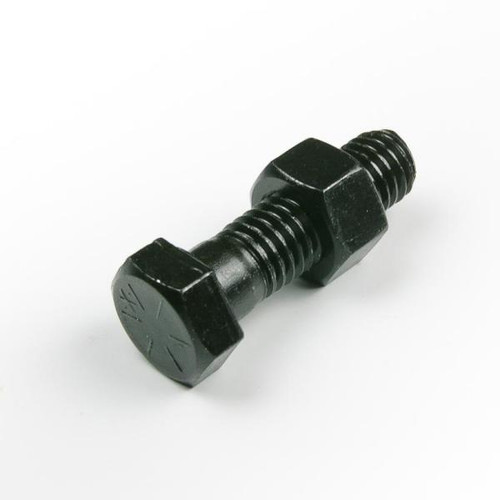 7/8X6.1/2 GR8 UNC HEX BOLT & NUT BLK