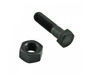 M16X45 CL8.8 HEX BOLT & NUT BLK