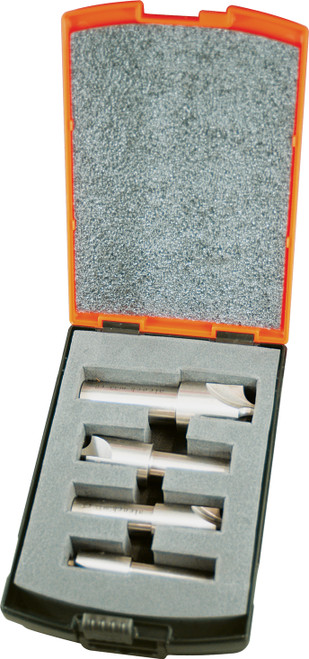 4PCE 4,5,6,8MM HSS RADIUS CUTTER SET