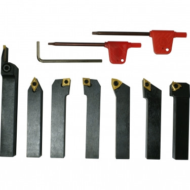 7PCE 12MM LATHE INSERT TYPE TURNING TOOL SET