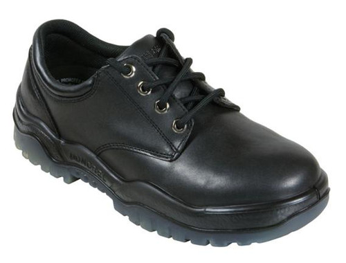 MONGREL DERBY BLACK SAFETY SHOES SIZE3
