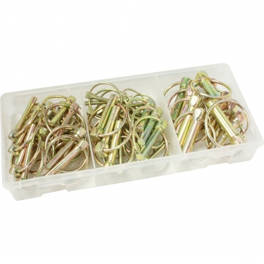 50 PCE LYNCH PIN ASSORTMENT KIT