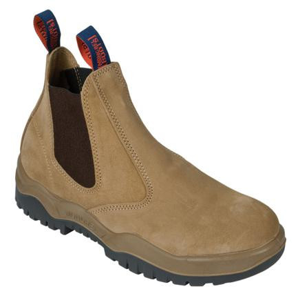 E/SIDE SLIP ON STEEL TOE SAFETY BOOT SUEDE SIZE9