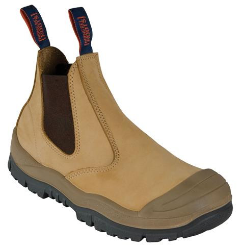 SIZE 9.5 WHEAT ELASTIC SIDE SCUFF SAFETY BOOT