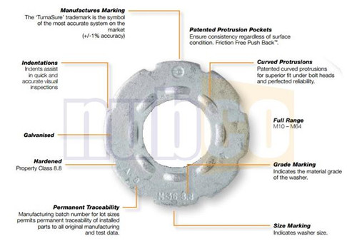 M20 GAL DIRECT TENSION INDICATOR WASHER