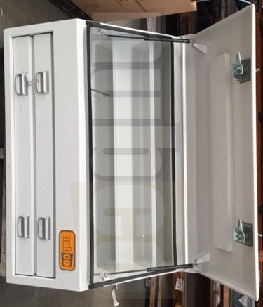 1210X600X750MM WHITE UPRIGHT STEEL TRUCK BOX 2 DRAWER