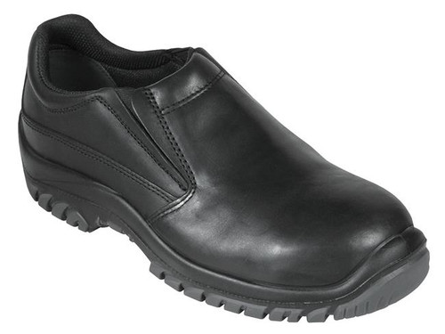 SIZE 10.5 BLACK SAFETY SLIP ON SHOE