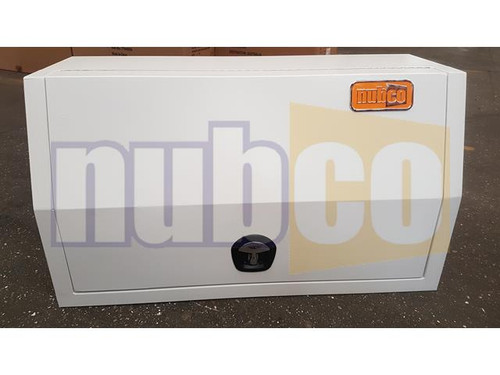 1210X500X680MM WHITE UPRIGHT STEEL TRUCK BOX FULL DOOR